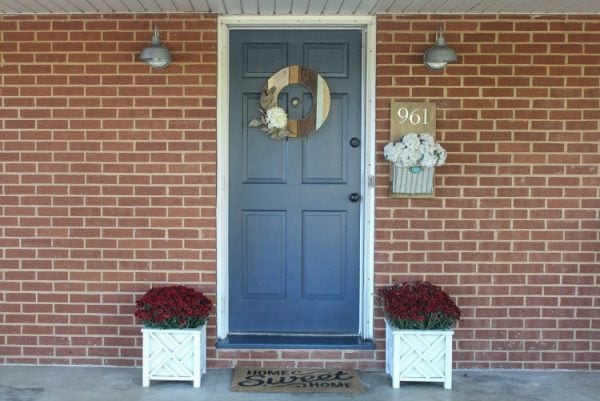 Inexpensive curb appeal for our ugly brick ranch