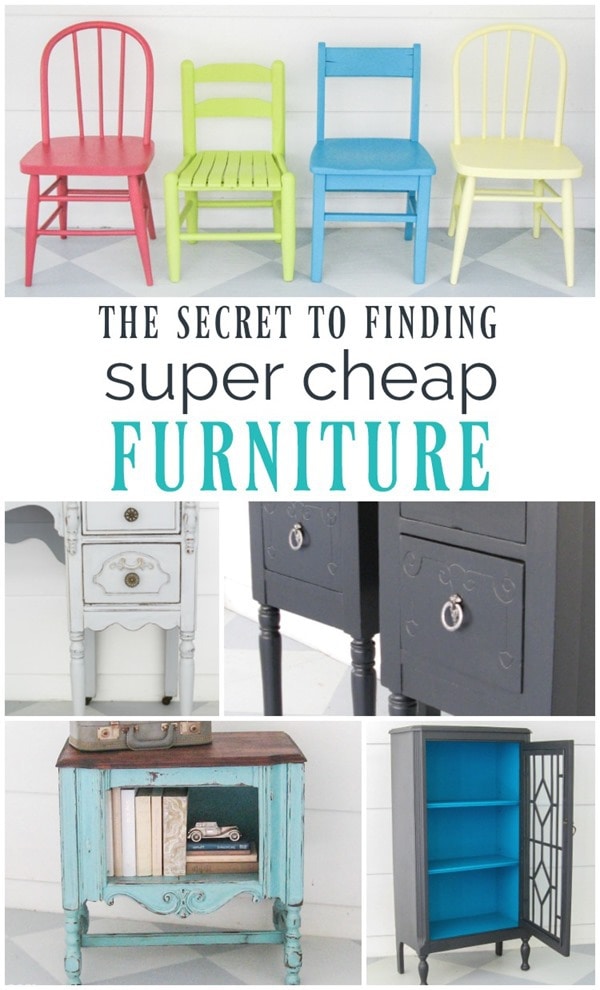 The Secret to Finding Super Cheap Furniture