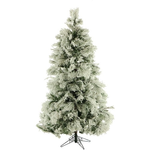 15 gorgeous flocked christmas trees for any budget blue spruce pre lit christmas tree