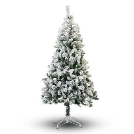 8 ft flocked artificial Christmas tree