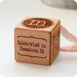 Kind Wood Baby's first ornament 2