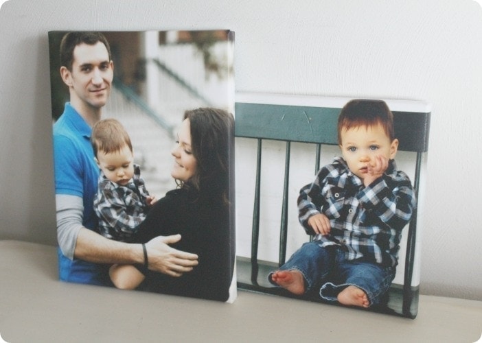 diy photo canvas that looks like the real thing.