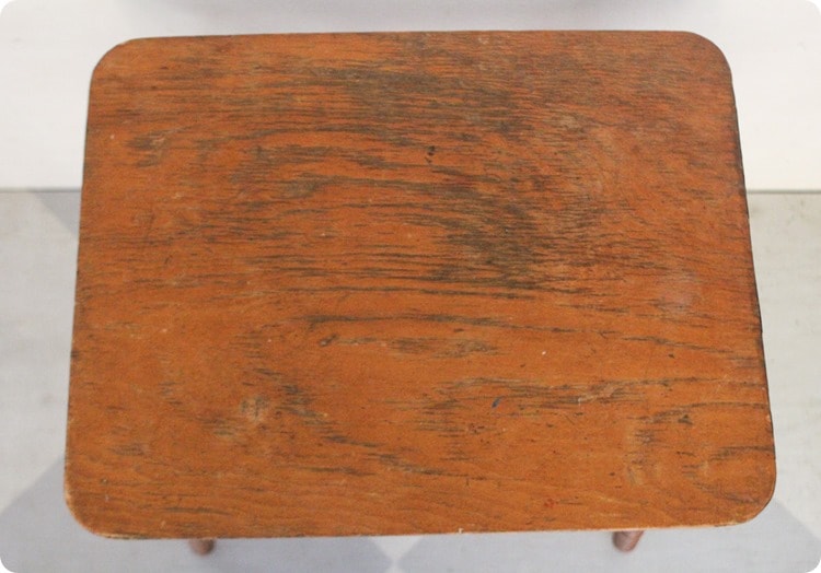 messed up wood table top.