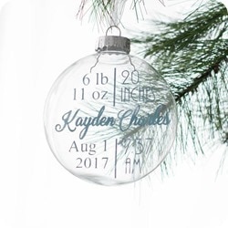 modern mamas boutique first christmas ornament 2