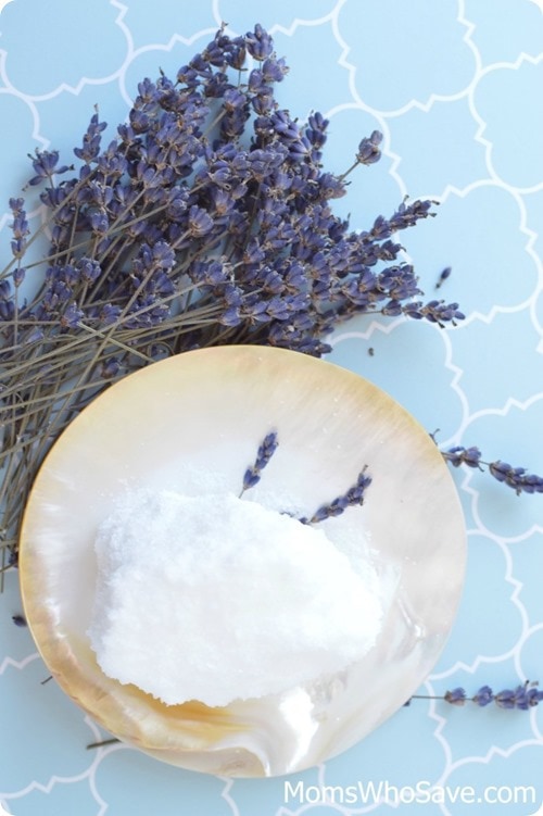 diy lavendar bath soak.