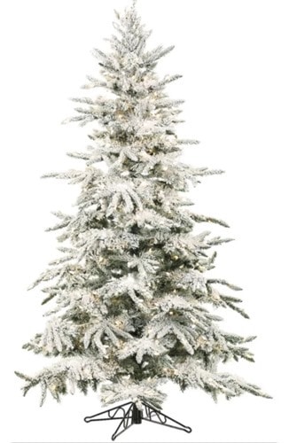 15 gorgeous flocked christmas trees for any budget 15 ft slim artificial christmas tree