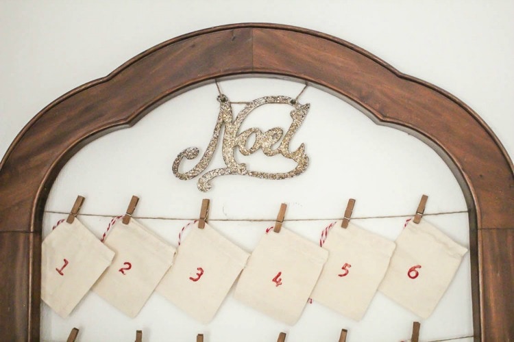 How to make an inexpensive reusable advent calendar