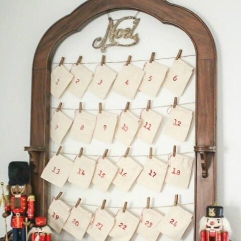 How to make an inexpensive reusable advent calendar