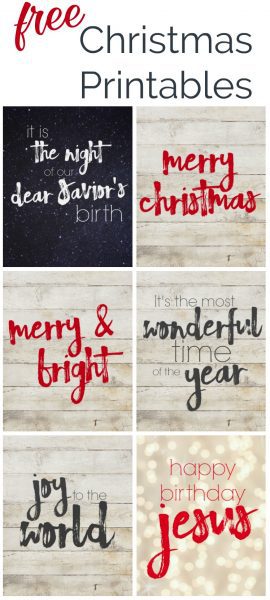 Free Christmas Printables to Celebrate the Joy of the Season