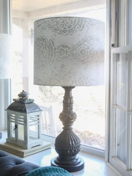 How to make a custom DIY lampshade with your favorite fabric