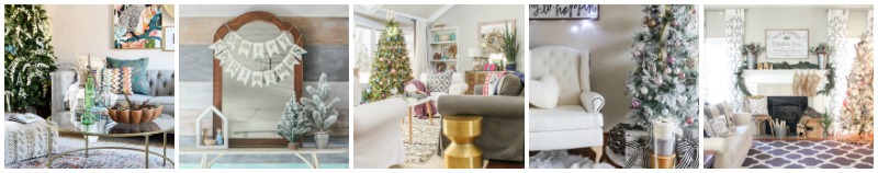 A collage of holiday decorating inspiration