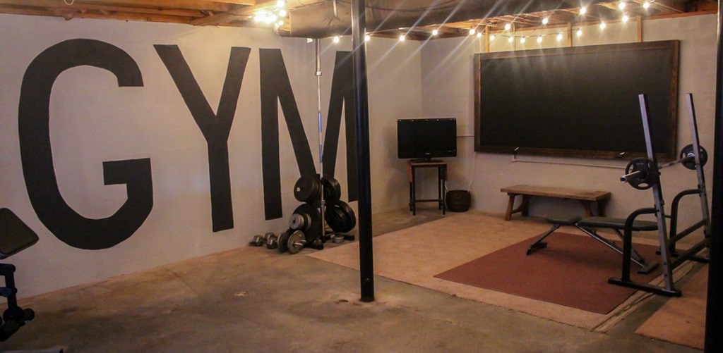 Unfinished Basement To Industrial Home Gym On A 100 Budget