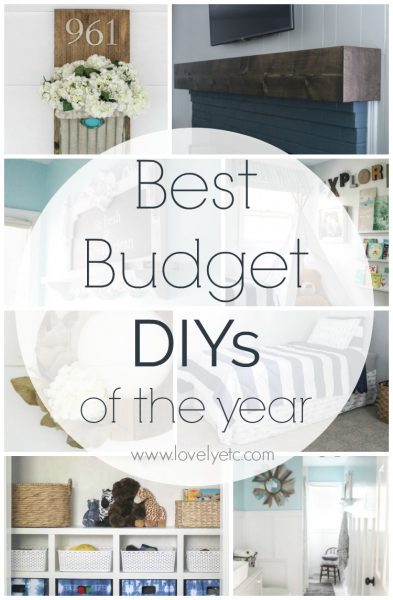 Looking for some cheap and easy ways to add style to your home. These are the best budget diy projects of the year from lovelyetc.com