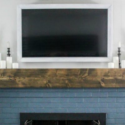 How to build a cheap and easy TV frame that swivels