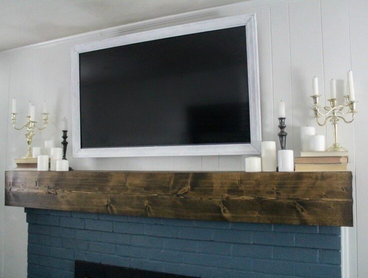How To Build A And Easy Tv Frame, Diy Mirror Tv