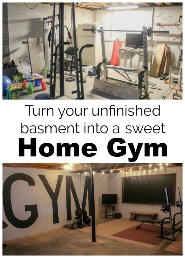 Unfinished Basement To Industrial Home Gym On A 100 Budget