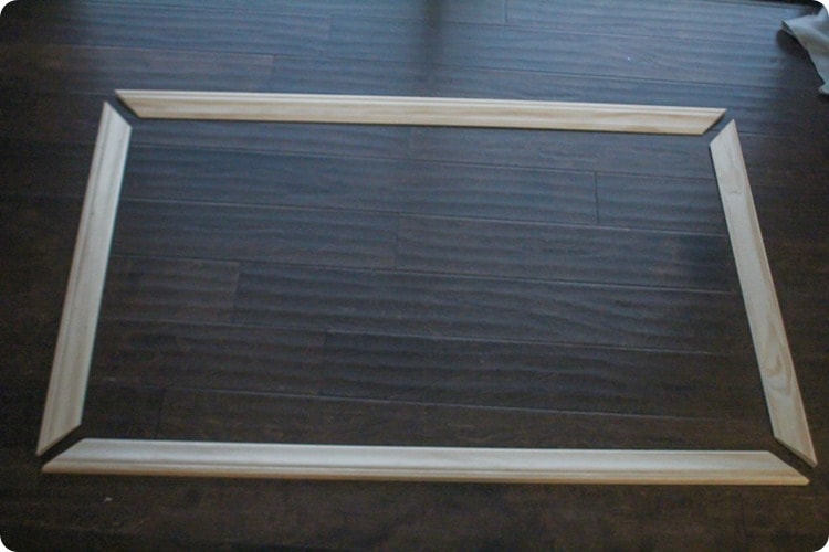 wood pieces for TV frame wood pieces for front of TV frame.