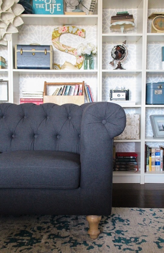 This gray tufted sofa is gorgeous and is exactly what I was looking for in a sofa, all at a killer price.  An honest review of the gray Quentin Chesterfield sofa.