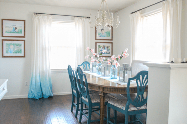 Easy spring table decor (on the cheap)