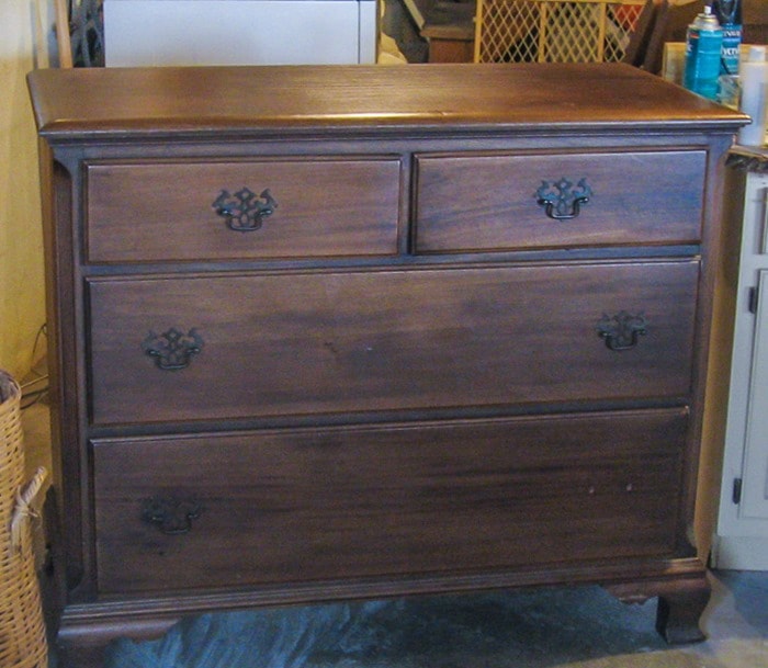 dresser before