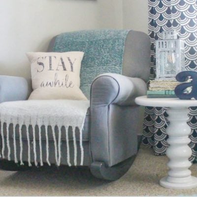 Navy and Gray Nursery Full of Special DIY Touches