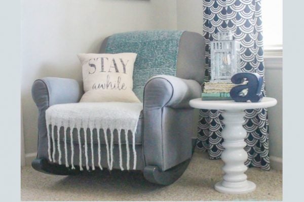 Navy and Gray Nursery Full of Special DIY Touches