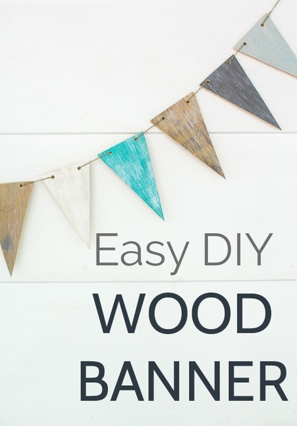 This beautiful wood banner is easy and inexpensive to make. And it adds the perfect texture and style to any space whether it's a farmhouse style gallery wall or a beautiful wedding.