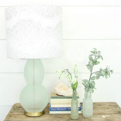 How to Make a Gorgeous Sea Glass Lamp