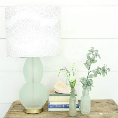 How to Make a Gorgeous Sea Glass Lamp