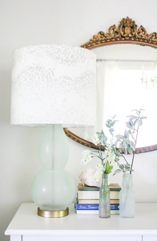 diy sea glass lamp