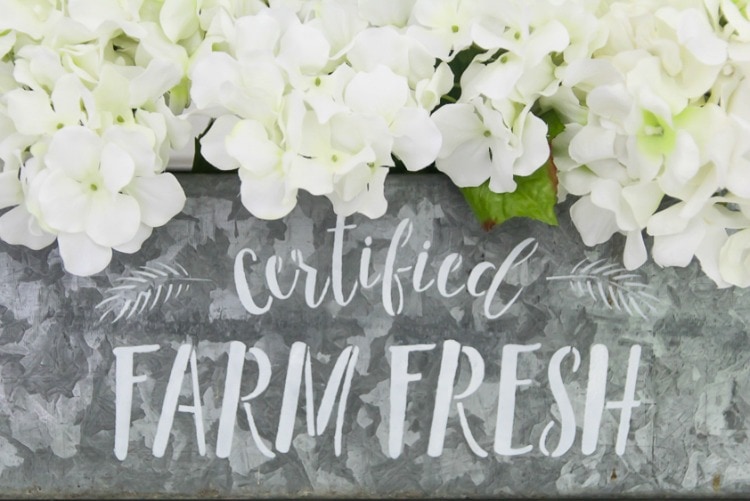 How to make a ten minute farmhouse centerpiece