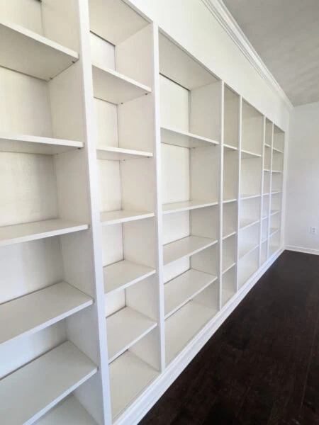 How to Build Easy Built-Ins from IKEA Billy Bookcases