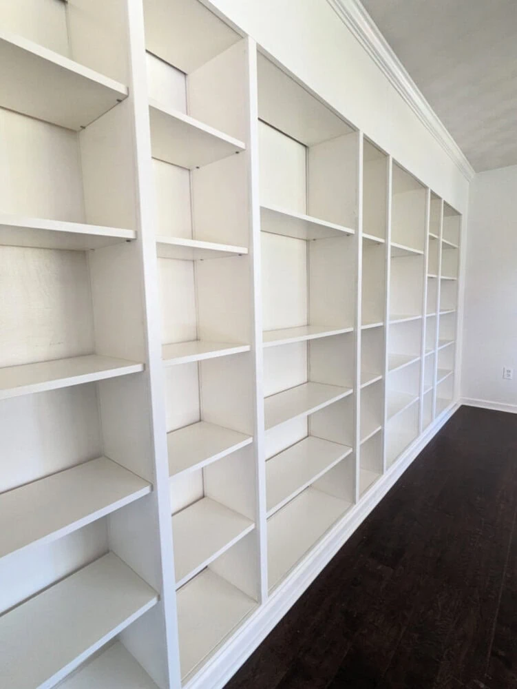 How to Build Easy Built-Ins from IKEA Billy Bookcases