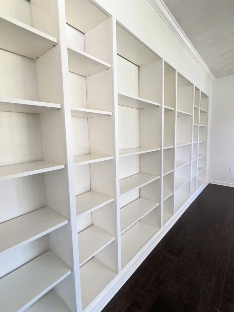 How to Build Easy Built-Ins from IKEA Billy Bookcases
