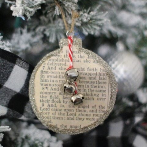 DIY Birth of Jesus Christmas Ornament