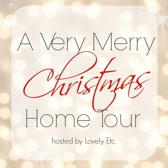 christmas home tour hosted by Lovely Etc.