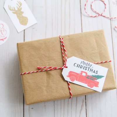 Free Printable Christmas Gift Tags for Simple Gift Wrapping
