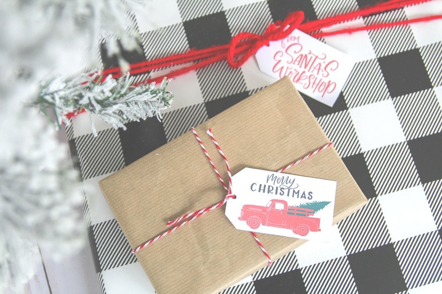 free printable christmas gift