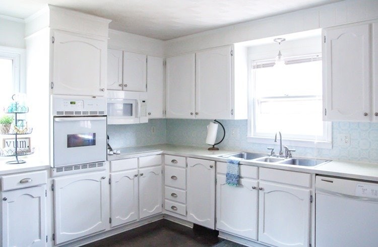 My Painted Cabinets Two Years Later, What Is The Average Cost Of Having Kitchen Cabinets Painted