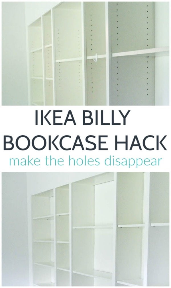 The Best Way To Fill Billy Bookcase Holes Lovely Etc