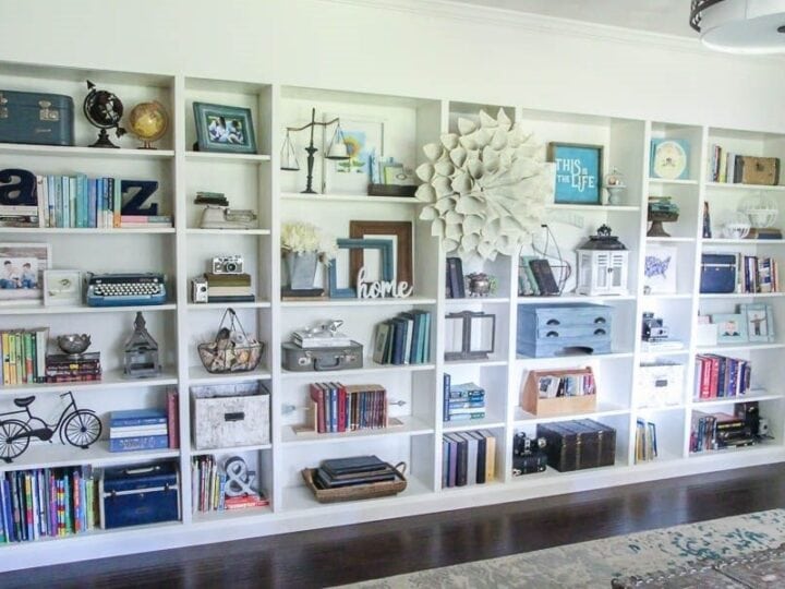 How To Build Easy Built Ins From Ikea Billy Bookcases Lovely Etc - Ikea Wall Book Shelves White