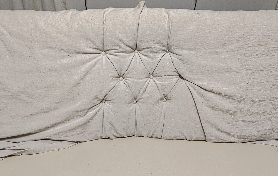How To Reupholster A Couch On The Cheap Lovely Etc