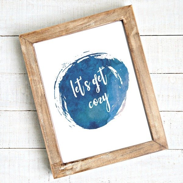 lets get cozy free printable