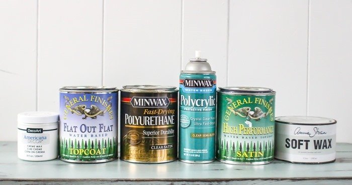 Minwax Polycrylic as finish coat over chalk paint instead of wax