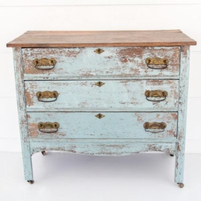 How to Paint a Chippy Farmhouse Dresser with Milk Paint