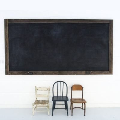 How to Make a Huge DIY Chalkboard for Cheap