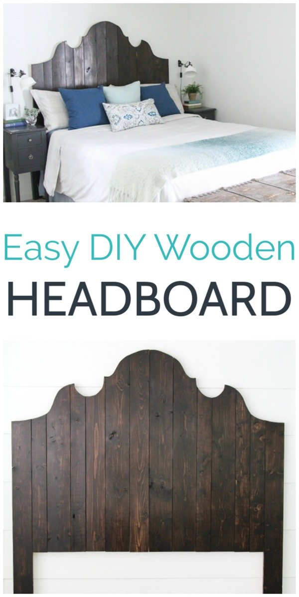 Learn how to make a gorgeous DIY wood headboard using inexpensive lumber and a few basic tools. This tutorial walks you step by step through making a queen size DIY headboard, but the directions can easily be adjusted to work for any size bed. 