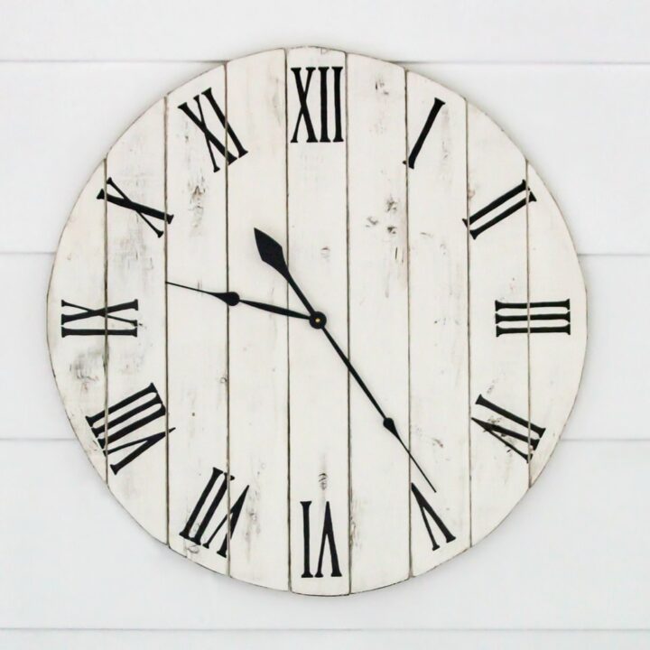 diy farmhouse clock