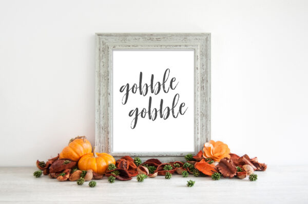 free gobble gobble printable