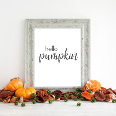 Free Black and White Fall Printables